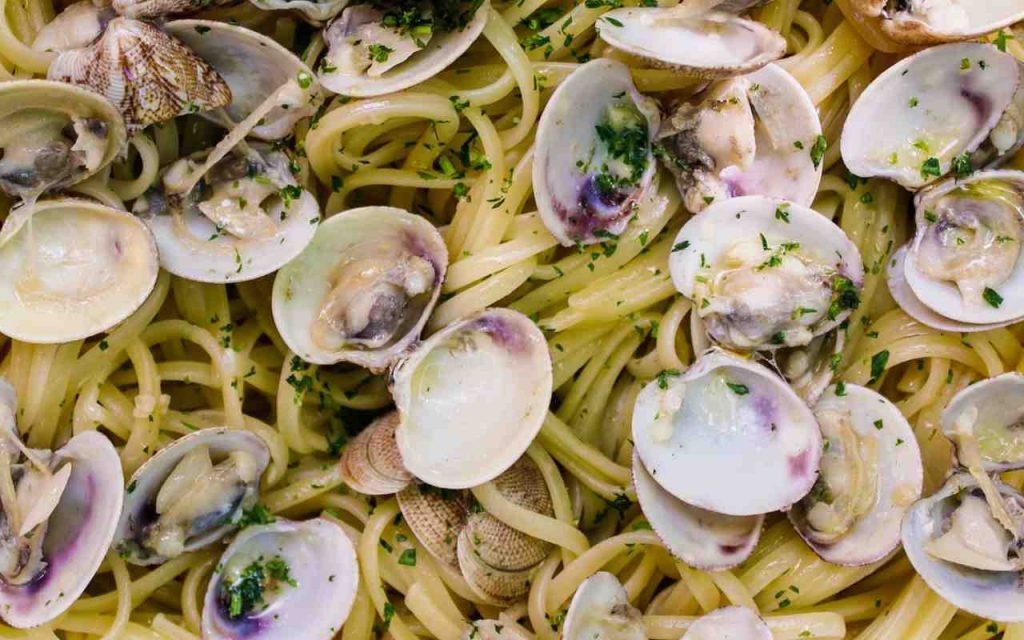 Spaghetti vongole ingrediente