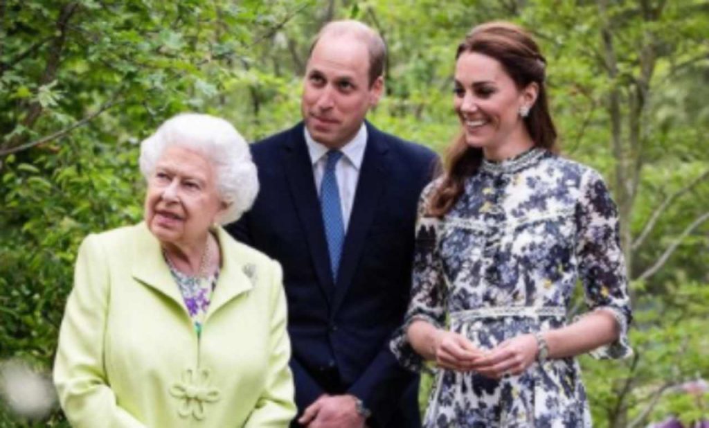 Regina Elisabetta Kate Middleton Principe William