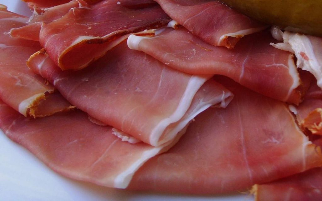 Prosciutto crudo salato