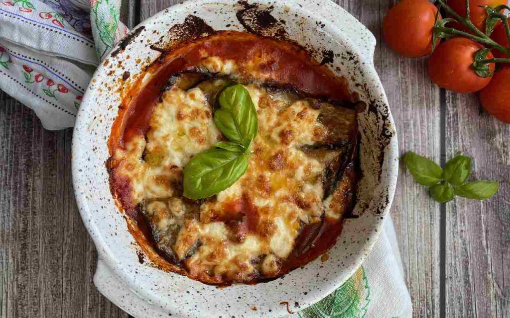 Parmigiana melanzane padella