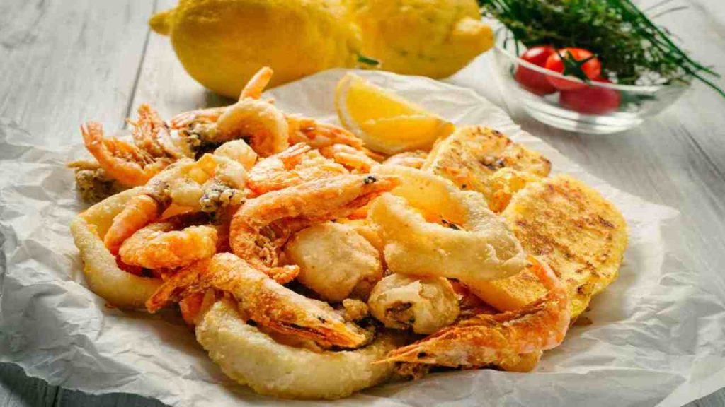 pastella fritti pesce