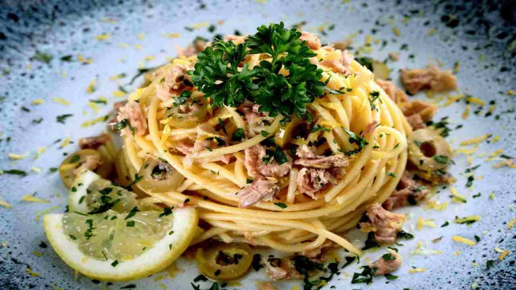 spaghetti tonno limone