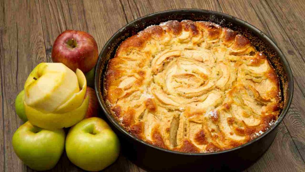 torta di mele pane raffermo