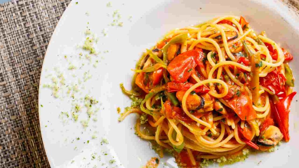 spaghetti verdure