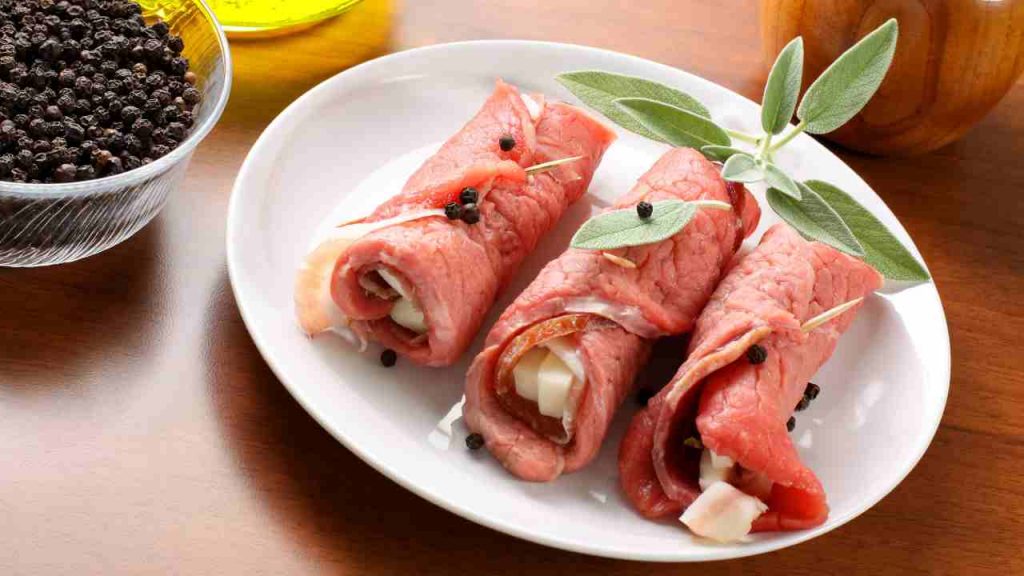 Involtini di carne