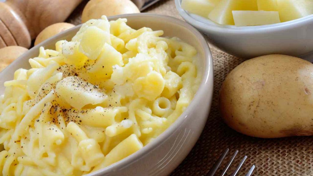 Pasta e patate ingredienti