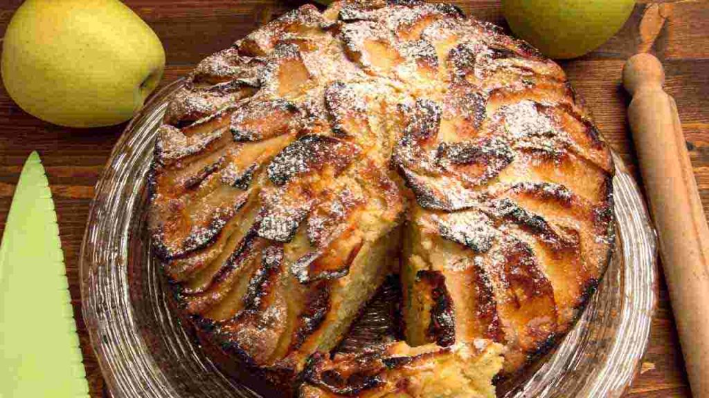 torta di mele in padella