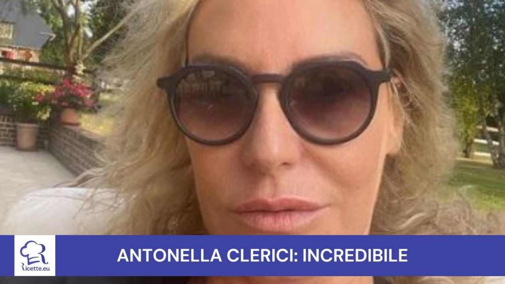 Antonella Clerici stufa