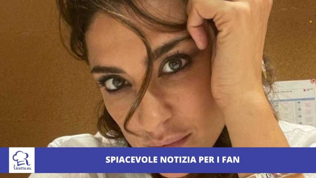 Elisa Isoardi spiacevole notizia