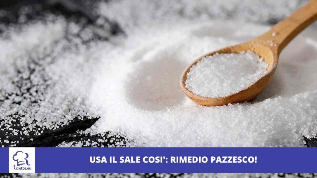 Puoi usare sale anche così