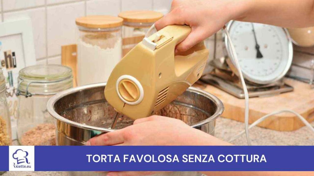 Questa torta senza accendere forno