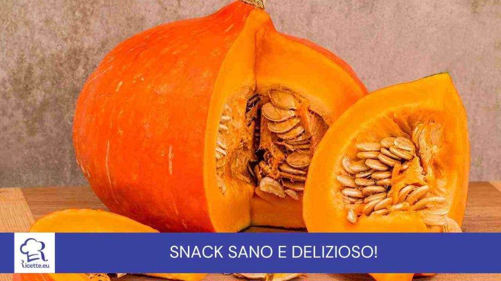 Taglia la zucca così prepara snack