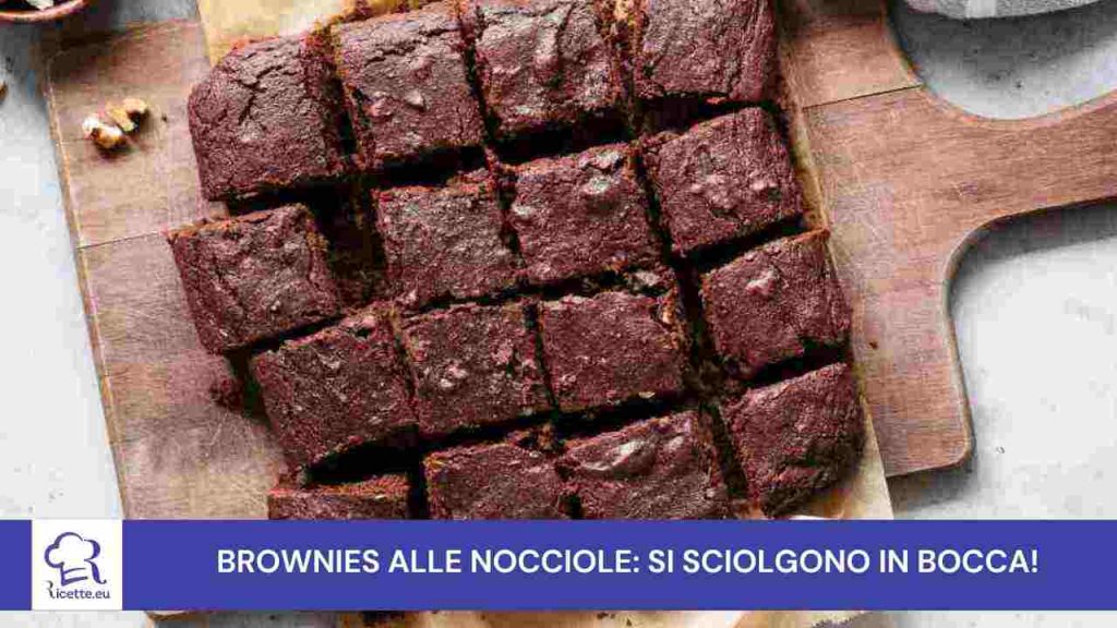 brownies nocciole