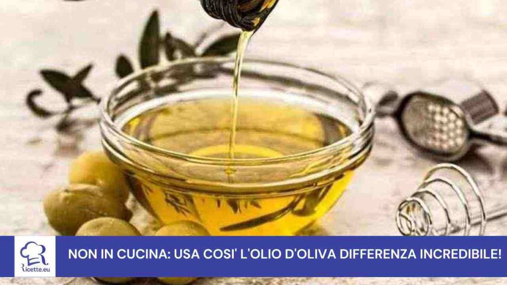 usare olio oliva