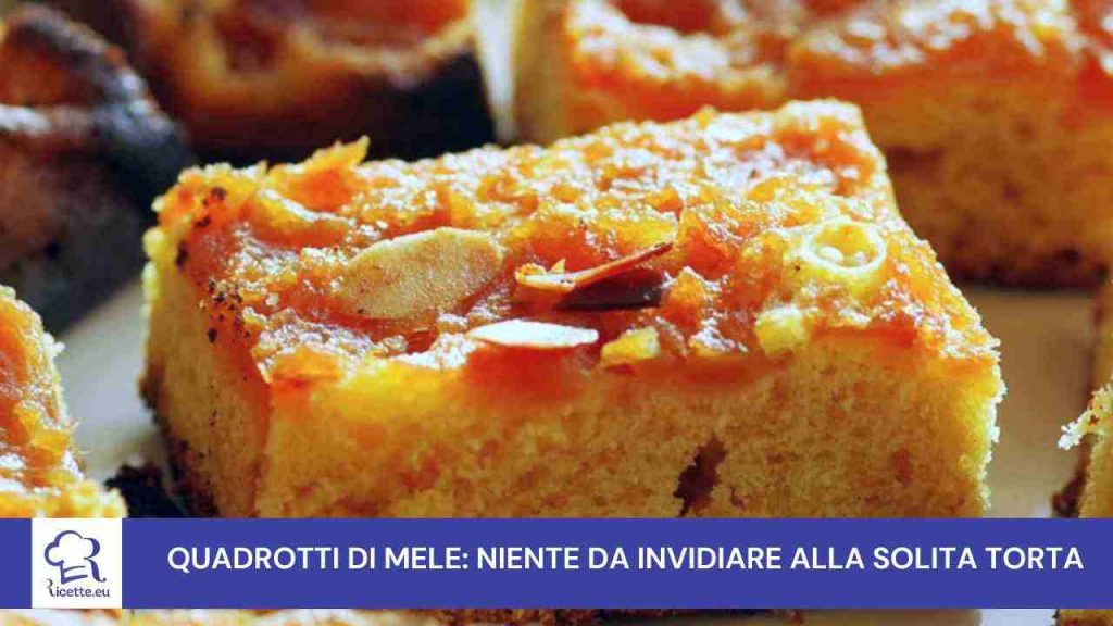 quadrotti mele ricetta