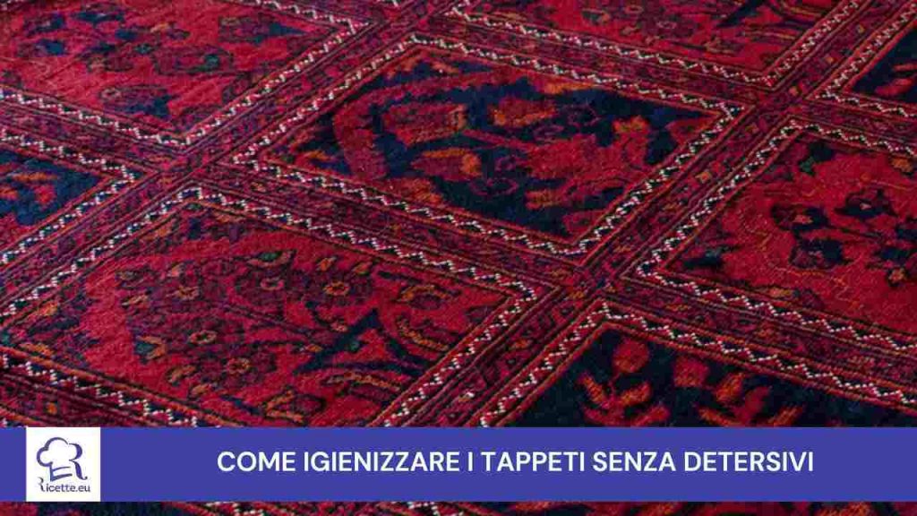 igienizzare tappeti