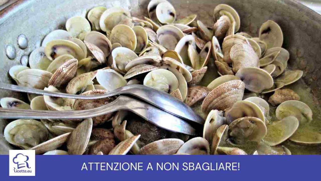 Si possono congelare vongole