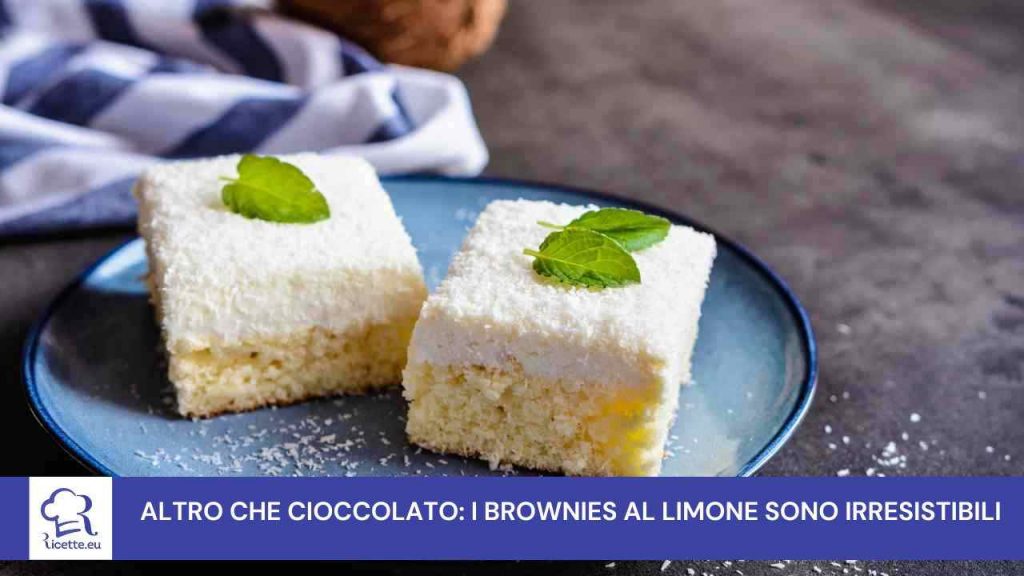 brownies limone