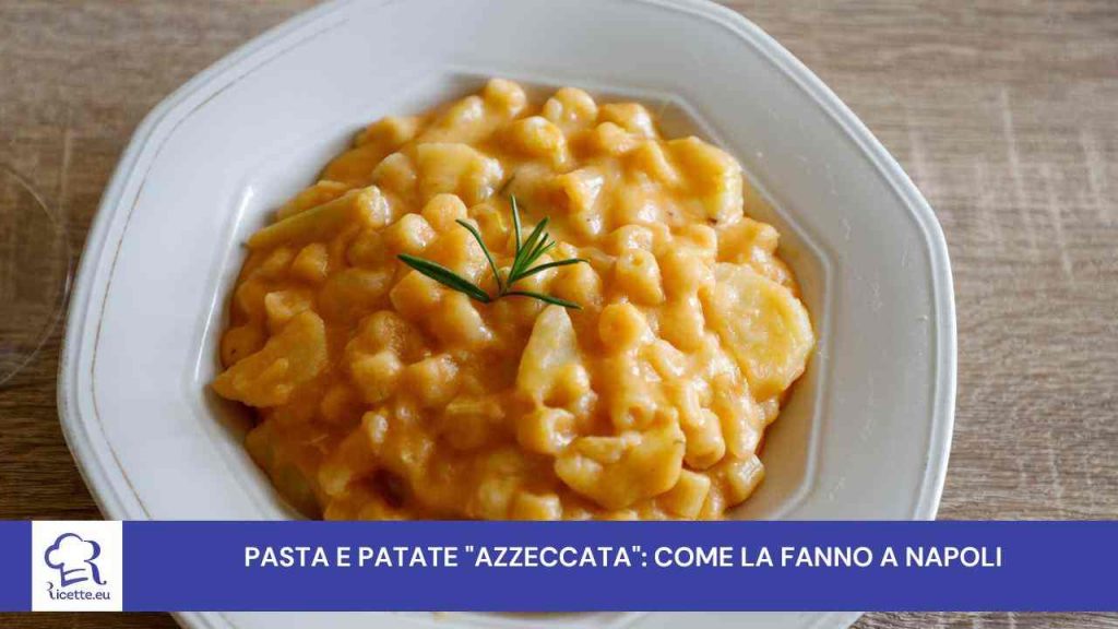 pasta patate azzeccata