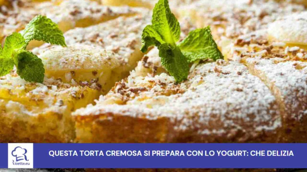 torta yogurt cremosa