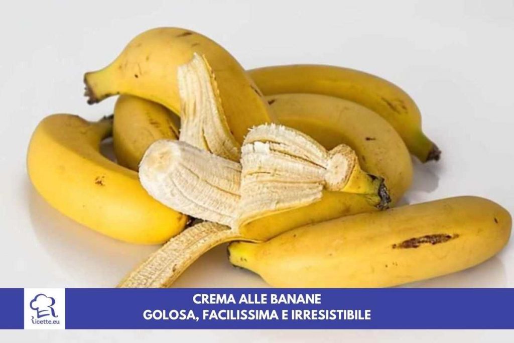 crema banane ricetta golosa