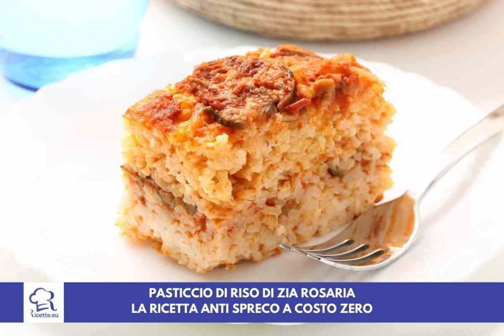 pasticcio riso ricetta economica